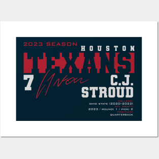 C.J. Stroud - Texans - 2023 Posters and Art